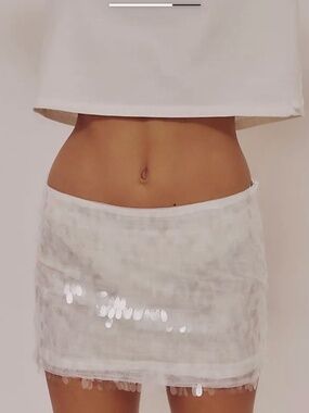 NWT FREE PEOPLE Third Form Luminous Skirt